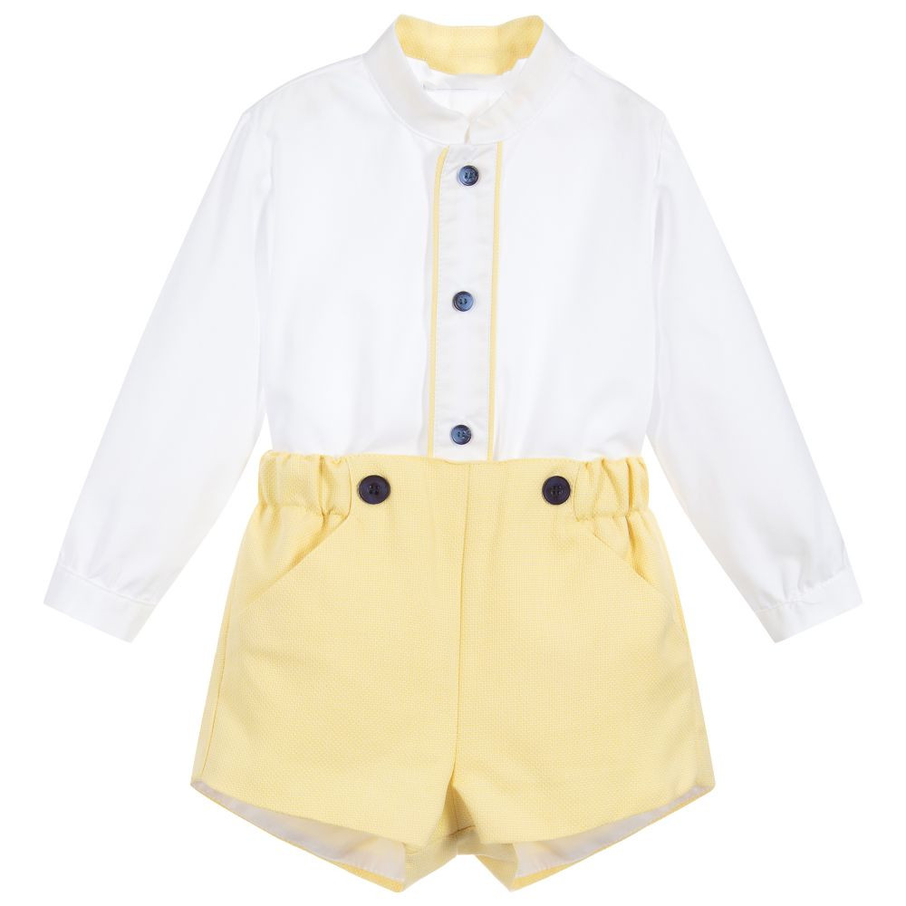 Summer Clothing In Spanish - 2 個夏の幼児の赤ちゃん男の子服セットスペイン新生児紳士スーツ子供半袖シャツショーツ衣装男の子服
