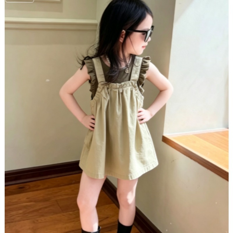Summer Clothing Websites - 女の子用セットアップ 夏スタイル 女の子服 おしゃれな西洋風サマースタイル 2026年新作 子供用セットアップ