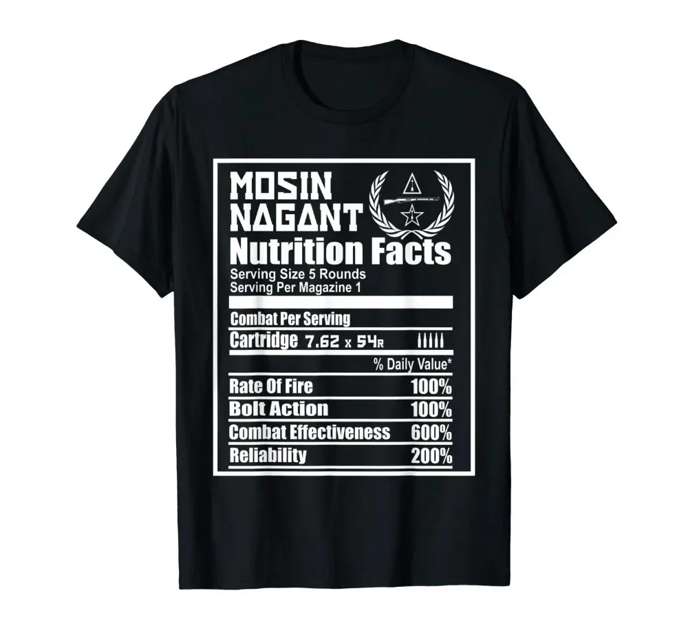 モシン・ナガンの栄養成分表 夏のファッション半袖Tシャツ ブ - Summer Clothing Websites のレビューと価格