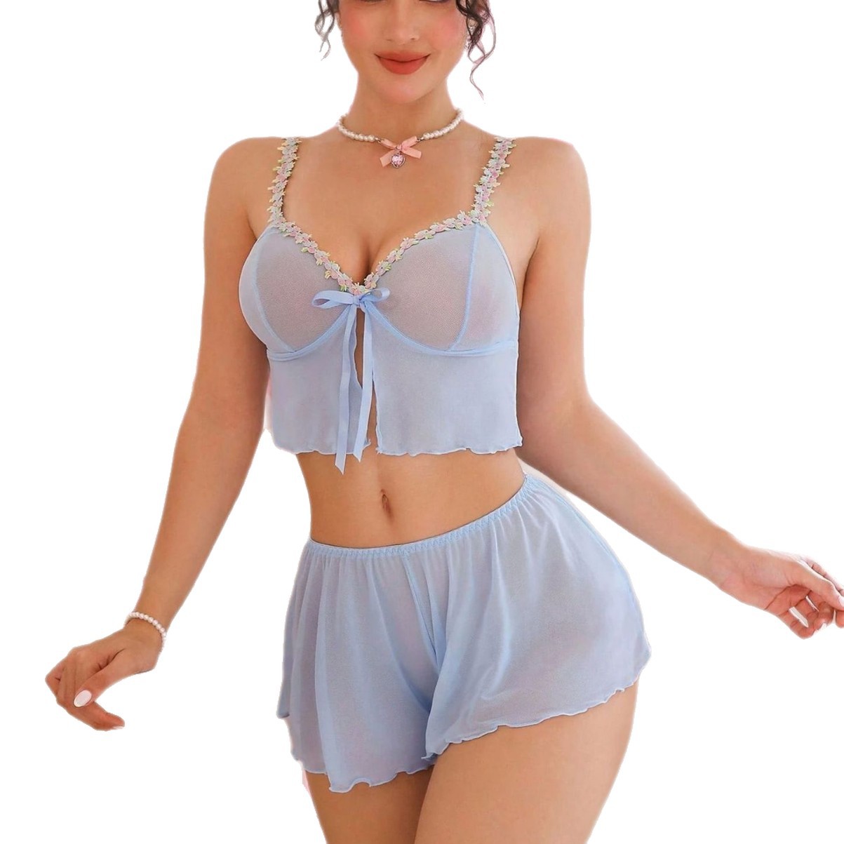 2ピース ウェスタン風 セクシー ピンク 可愛い ラウンジウ - Summer Clothing Sets Women のレビューと価格