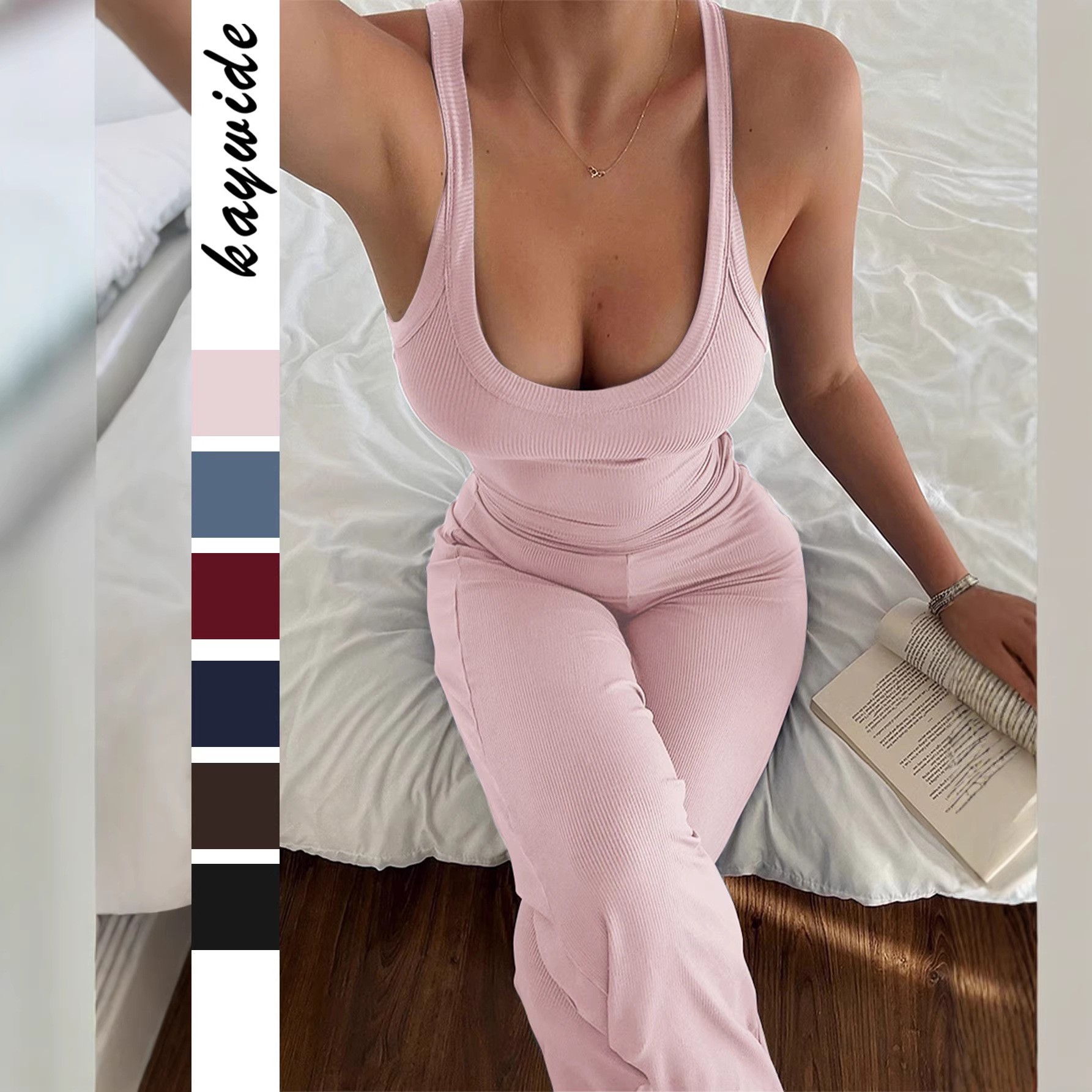 春夏レディース服 スポーティノースリーブタンクトップ ワイド - Summer Clothing Sets Women のレビューと価格