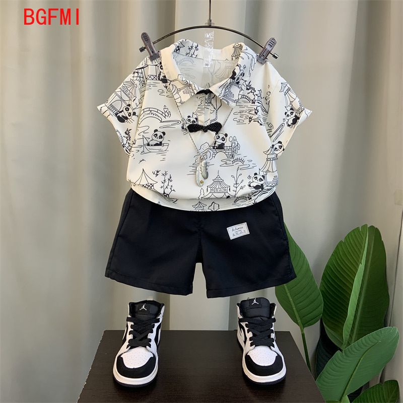 女性と子供のためのhanfuウォッシュプリントスーツ,半袖シ - Summer Clothing Drawing For Kids のレビューと価格