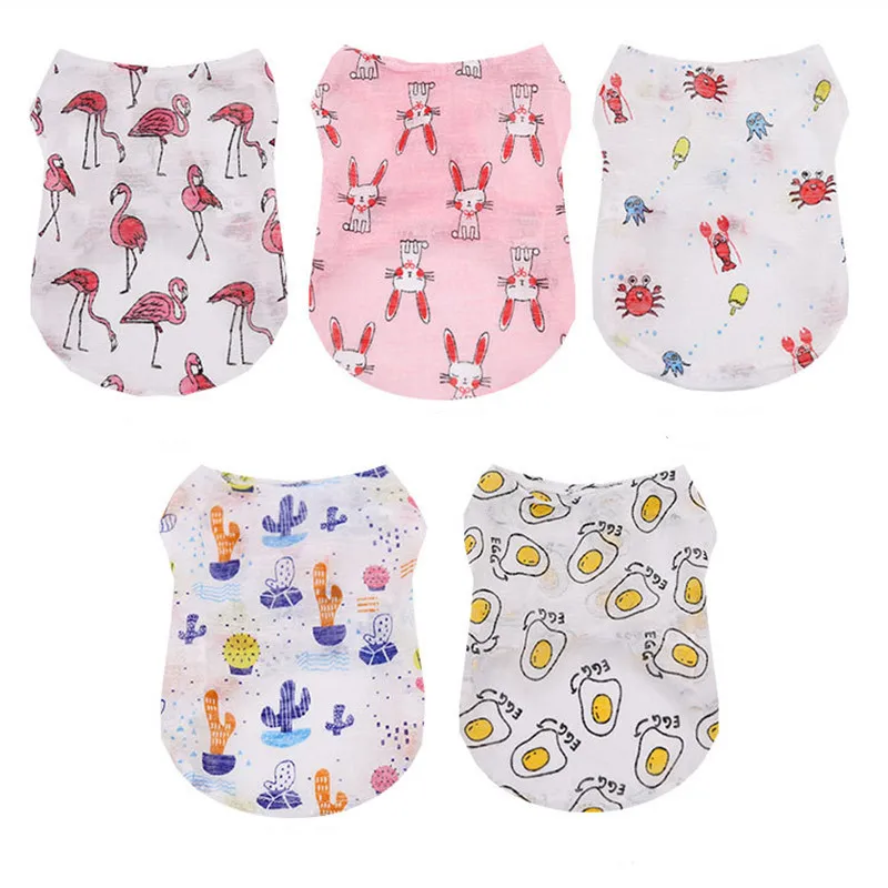 5 色夏素敵な漫画犬ベストクールで通気性のある日焼け止め服子 - Summer Loving Clothing のレビューと価格