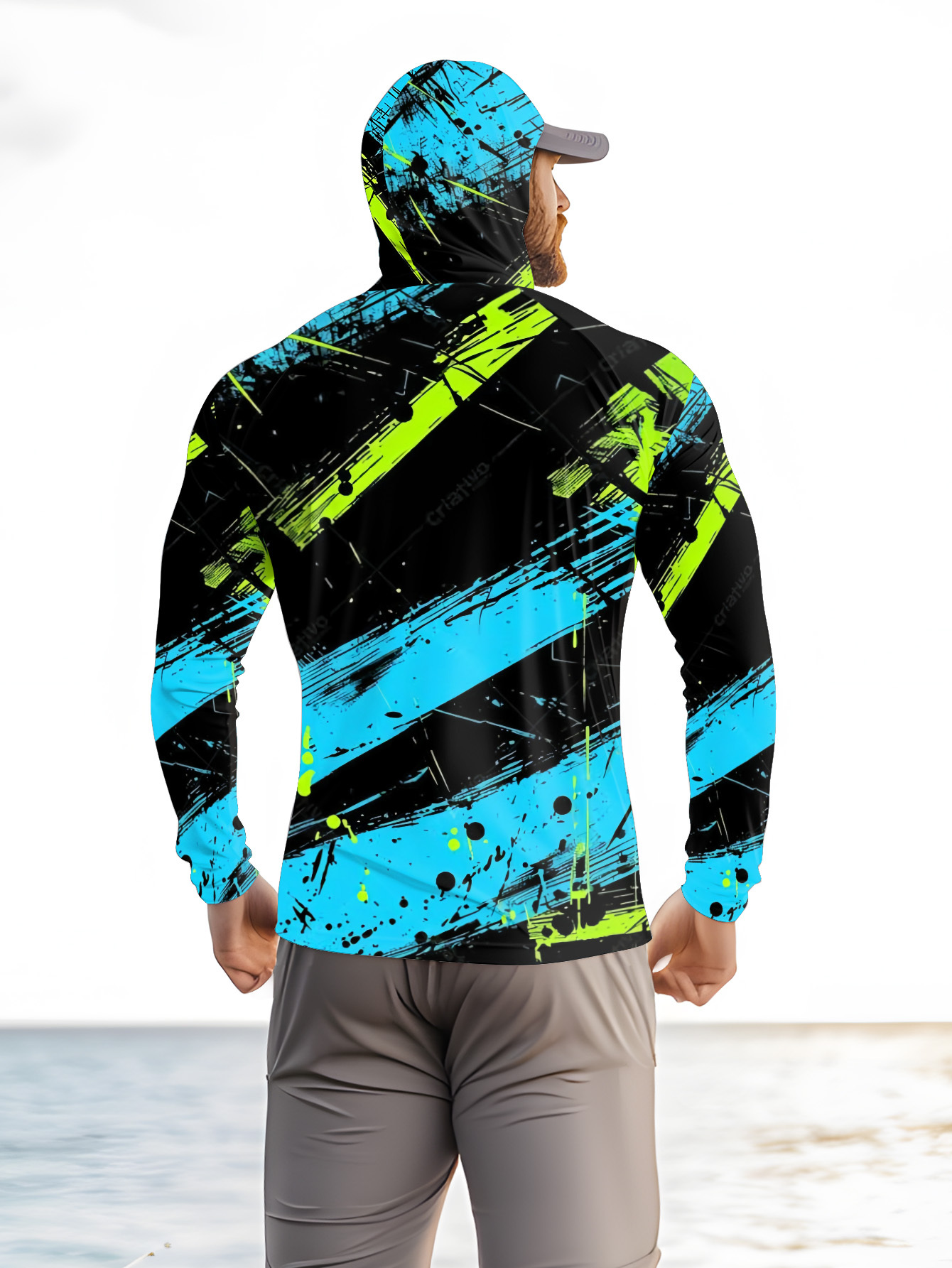 釣り用フーディー メンズ 長袖 速乾性 通気性 UVカット  - Summer Clothing Trends のレビューと価格