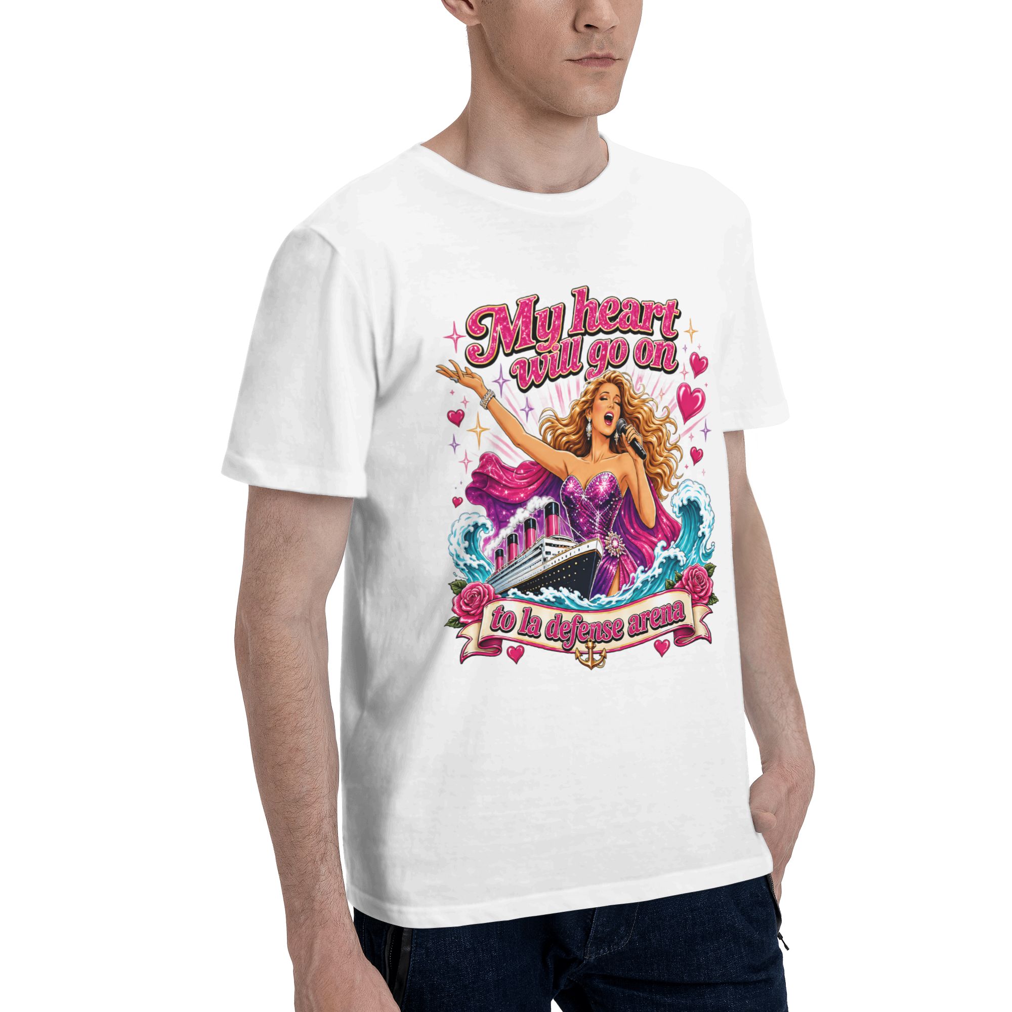 メンズ セリーヌ・ディオン パリ・コンサート2026 Tシャ - Summer Clothing In Paris のレビューと価格