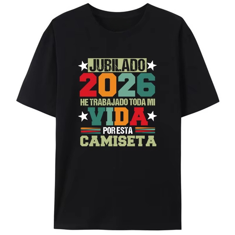 スペイン語「Retired 2026」と書かれた「I've  - Summer Clothing In Spanish のレビューと価格