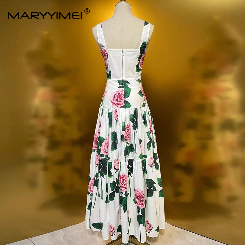 MARYYIMEI 花柄プリーツスプライシングファッションス - Summer Clothing Accessories のレビューと価格