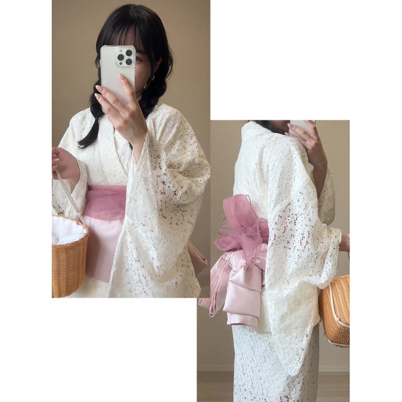 夏着物バスローブベルトレース着物ベルトアクセサリーレーススカ - Summer Clothing Accessories のレビューと価格