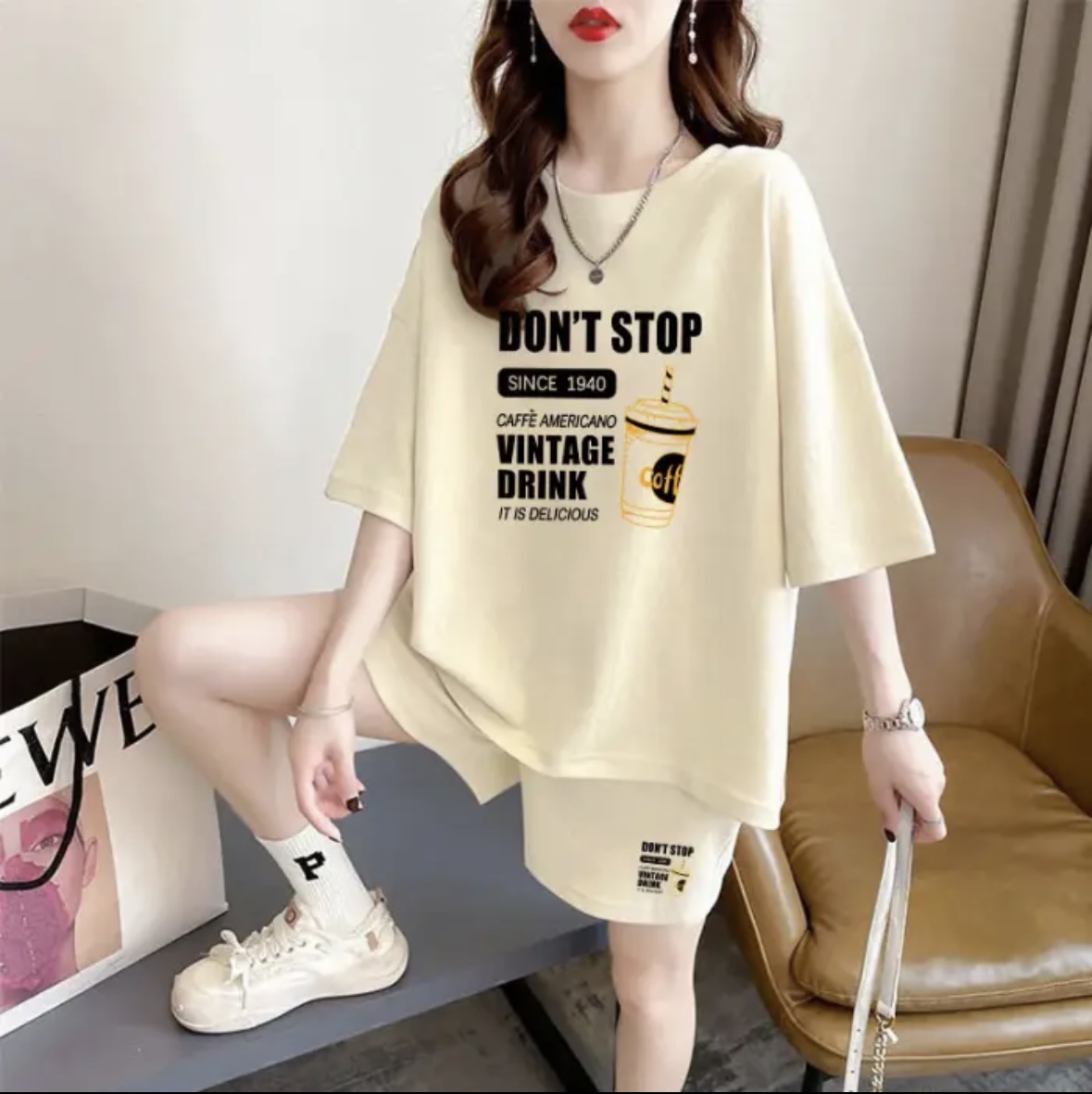 ファッションレディースサマーショートパンツセット、スポーツウ - Summer Clothing Sets Women のレビューと価格